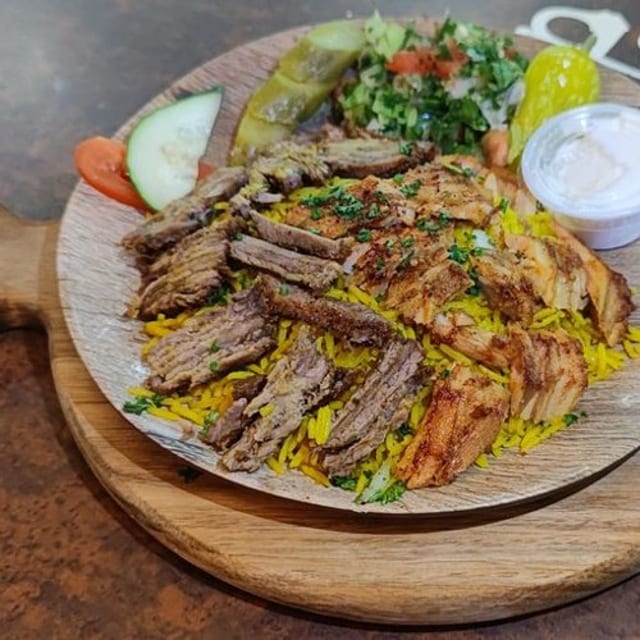 Mix Shawarma Plate.