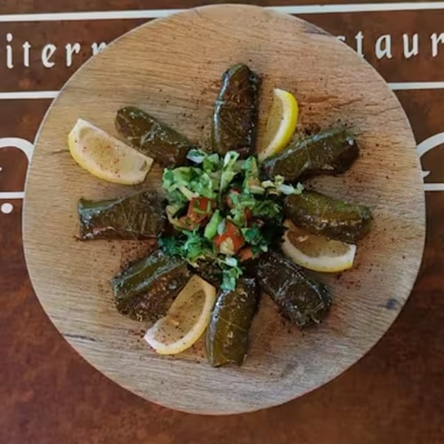 Stuffed Grape Leaves.